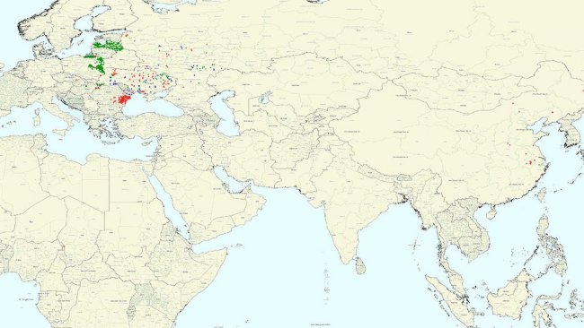 Situation actuelle de la PPA en Europe et en Asie. OIE. 18-09-2018