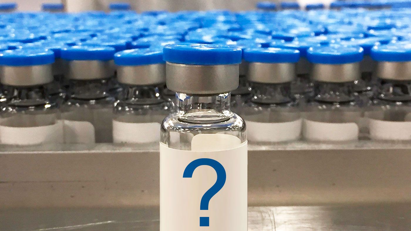 Figure 1. Il est important de lire et de suivre les instructions sur l'&eacute;tiquette du vaccin.
