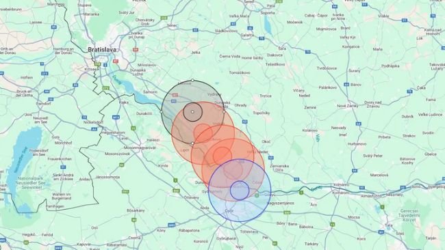 Foyers de fièvre aphteuse confirmés en Slovaquie, mis à jour au 25/03/2025.