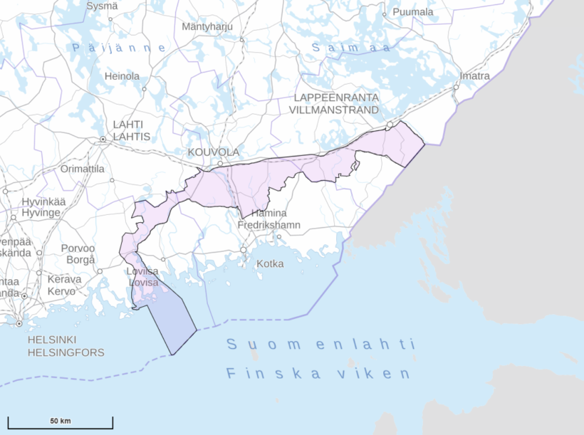New ASF restricted zone in Finland. Source: Finnish Food Authority